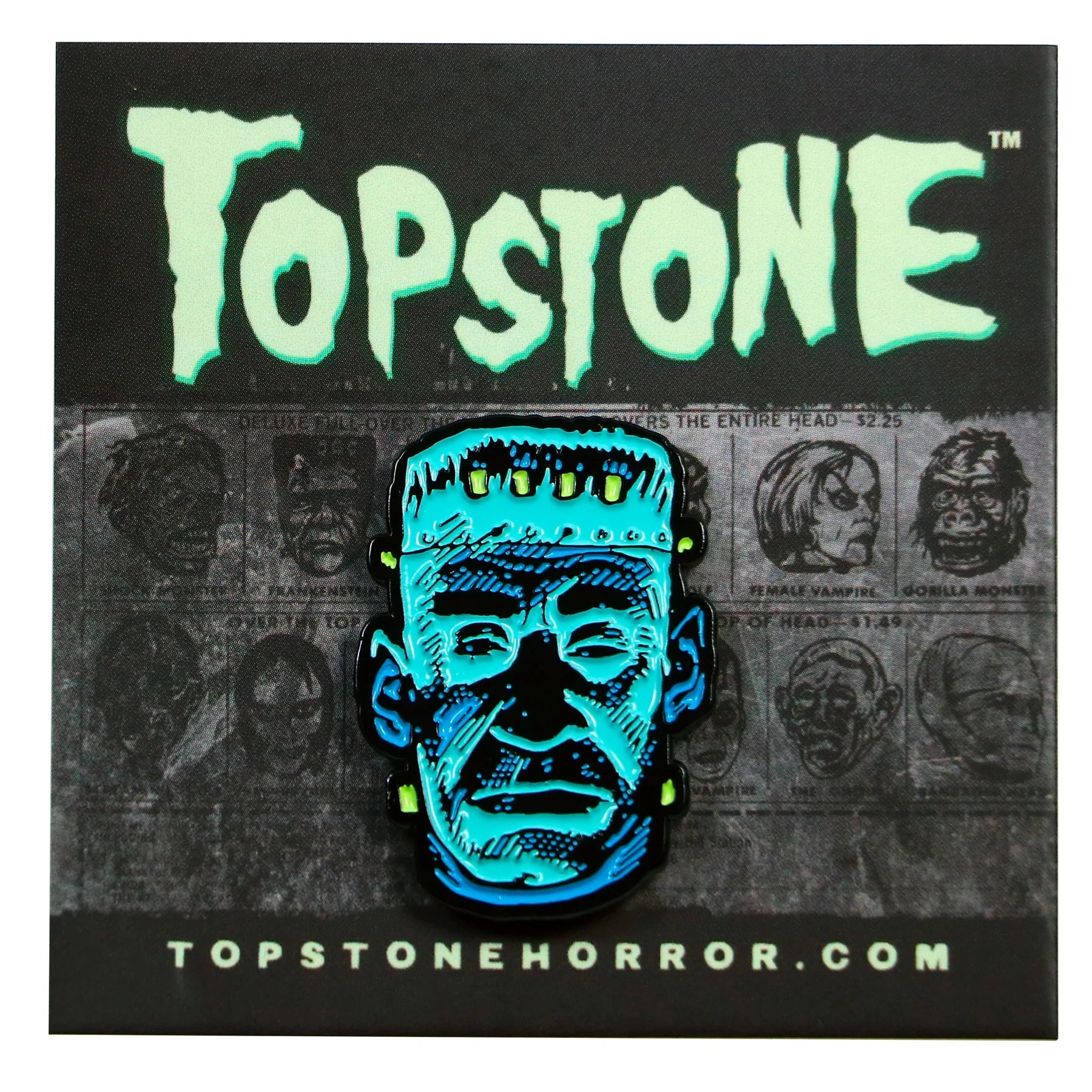 Monster Retro Horror Halloween Enamel Pin