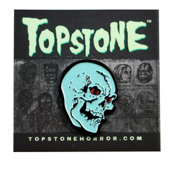 Skull Retro Horror Halloween Enamel Pin