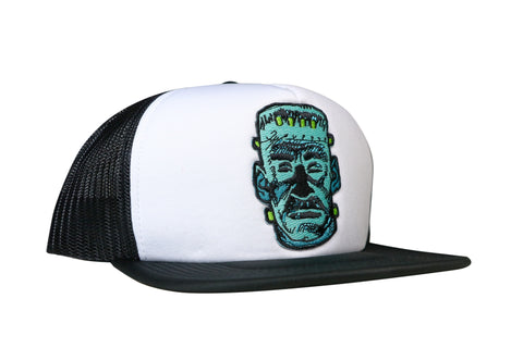 TOPSTONE Horror Frankie Monster Patch Snapback Trucker Hat