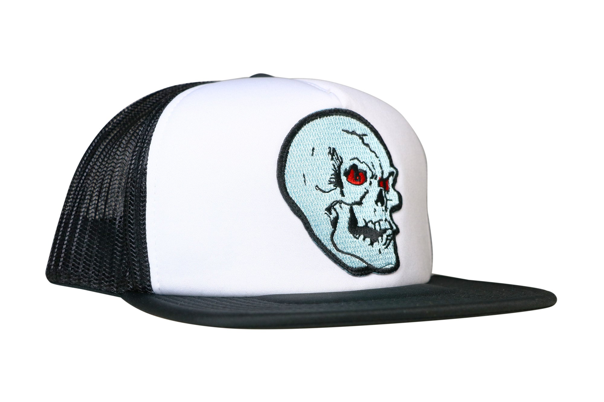 TOPSTONE Horror Skull Patch Snapback Trucker Hat