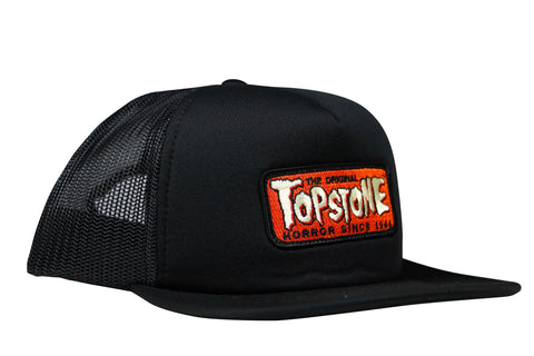 TOPSTONE Horror Logo Patch Snapback Trucker Hat