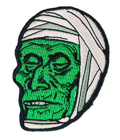 Mummy Retro Horror Halloween Embroidered Patch